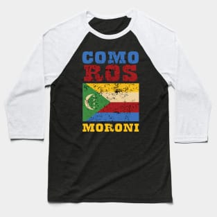 Flag of Comoros Baseball T-Shirt